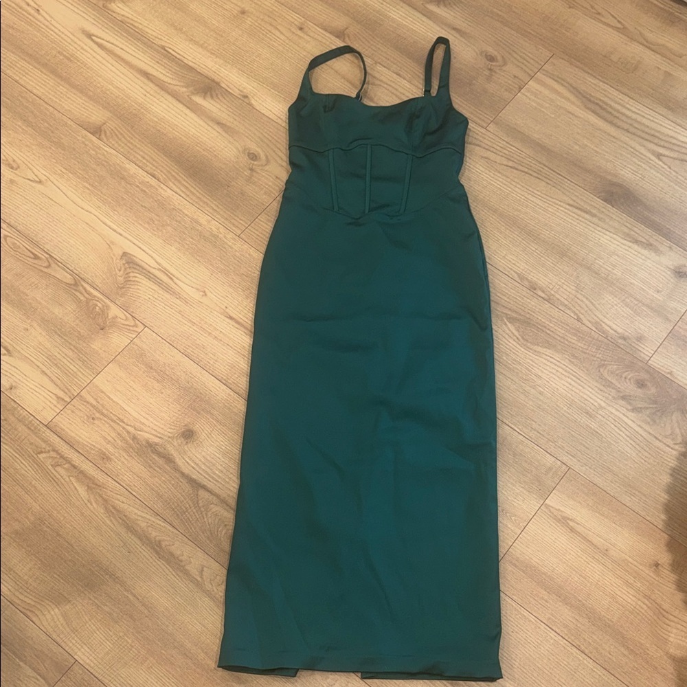 Abercrombie & Fitch Teal Midi Dress
